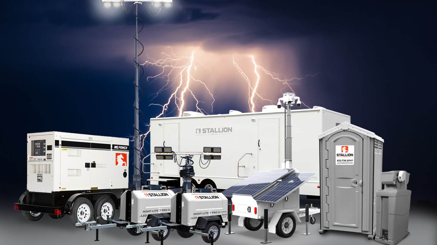 collection of portable power and toilet products